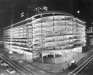 Exterior View of Parking Garage
