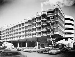 Exterior View of a Parking Garage