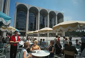 Exterior View of Patrons Near Opera House
