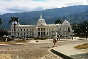 Exterior View of Presidential Palace of Haiti