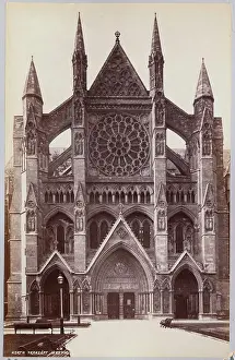 Norman Prints: Exterior of Westminster Abbey