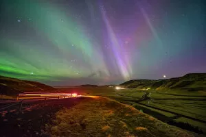 Images Dated 17th March 2015: The extremely northern lights in Iceland (KP9)