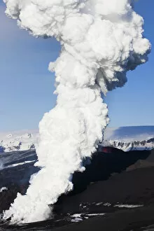 Eyjafjallajokull volcano Iceland