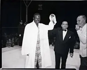 Announcer Prints: Ezzard Charles with Arm Raised