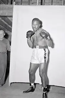 Ezzard Charles in Boxing Pose