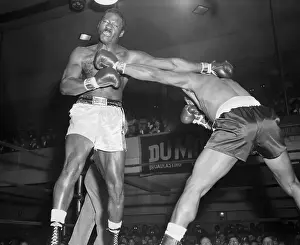 Ezzard Charles Boxing Against Wayne Bethea