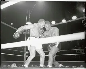 Ezzard Charles and Jersey Joe Walcott Boxing