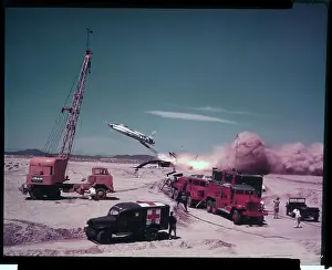 F-84 Thunderjet During Rocket Assisted Taking Off