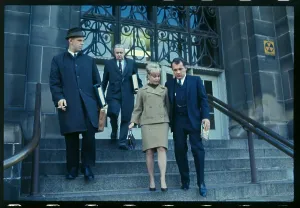 Lee Bailey Prints: F. Lee Bailey Attorney For Sam Sheppard Case With His Wife and Assistant Attorney