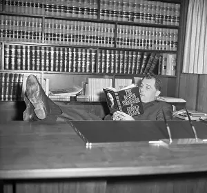 Lee Bailey Prints: F. Lee Bailey Reads Boston Strangler Book