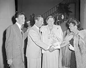 Joe E Prints: F Sinatra J Brown Mrs Brown & Mrs Sinatra