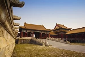 Forbidden City Gallery: Facade of buildings, Forbidden City, Beijing, China