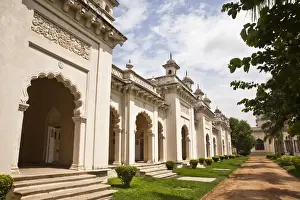 Andhra Pradesh Prints: Facade of Palace, Chowmahalla Palace, Hyderabad, Andhra Pradesh, India