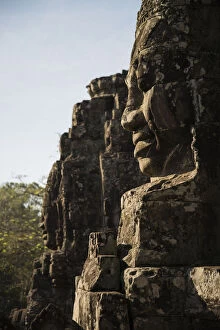 Images Dated 17th December 2012: The Faces of Bayon