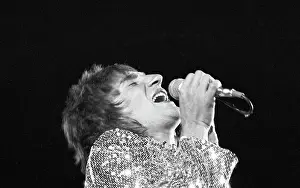 Rod Stewart Prints: Faces At The Hollywood Bowl