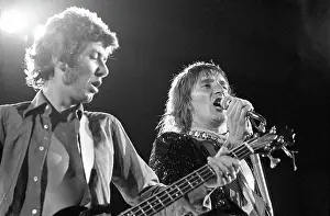 Rod Stewart Prints: Faces At The Hollywood Bowl