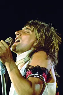 Rod Stewart Prints: The Faces Perform In Los Angeles