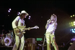 Rod Stewart Prints: Faces Performing
