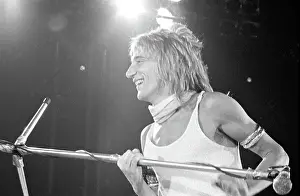 Rod Stewart Prints: Faces Performing Live
