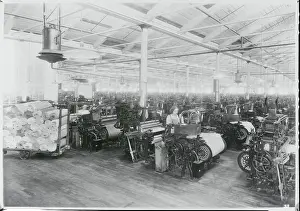 Endurance Prints: Factory Workers on Cotton Manufacturing Machines