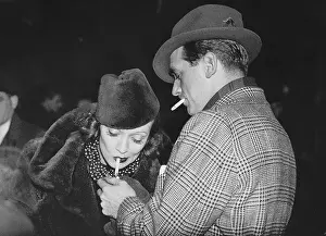 Fairbanks Lights Cigarette For Dietrich