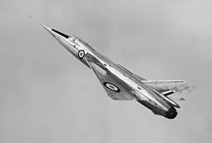 A Fairey Delta Aircraft in Flight