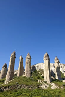 Fairy Chimney rock formations, Love Valley, Goreme National Park, Cappadocia, Nevsehir Province