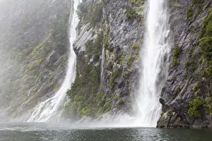 Southland Prints: The Fairy Falls in Milford Sound, Fiordland National Park, Southland Region, New Zealand