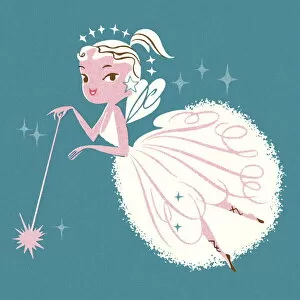 Images Dated 16th June 2015: Fairy Princess with Wand