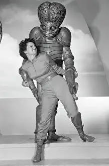 Faith Domergue with Space Mutant