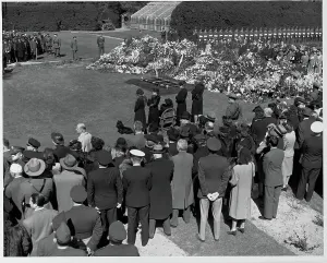 Mourner Prints: Fala at Franklin Roosevelt's Funeral