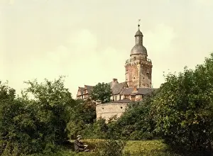 Harz Prints: Falkenstein Castle near Ballenstedt in the Harz Mountains