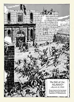 San Antonio Prints: The Fall of the Alamo