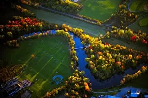 Jerry Trudell Aerial Photography Collection: Fall Foliage Peak Vermont