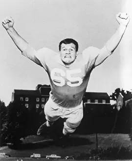 Threatening Prints: Famed Football Player Steve DeLong