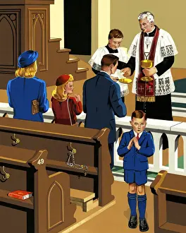 Mama Prints: Family in Church