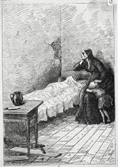 Starvation Prints: Family Dying from Starvation
