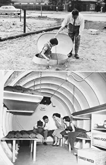 Shelter Prints: Family In Fall Out Shelter