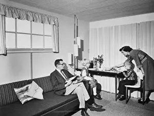 Shelter Prints: Family In Fallout Shelter W/ A Window
