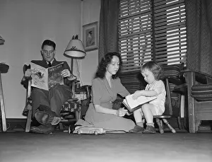 Parenthood Prints: Family in Living Room