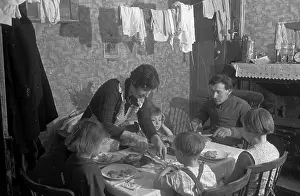 Washing Line Prints: Family Meal