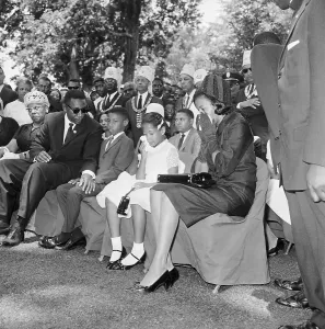 Burial Prints: Family of Medgar Evers at Funeral