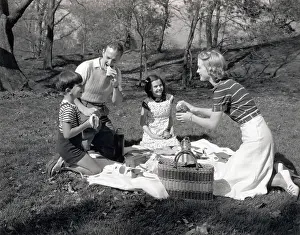 Sandwich Prints: Family Picnic