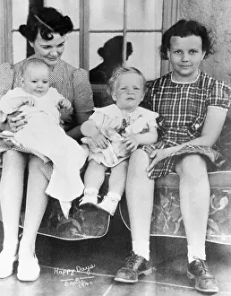 Sandra Day Oconnor Prints: Family Portrait with Young Sandra Day O'Connor