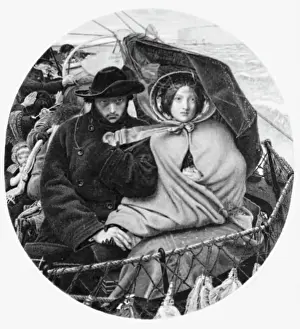 Loss Prints: Family Sailing Away From England