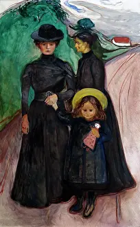 Prints of The Family (The Book Family), 1903. Found in the Collection of the Thielska Galleriet, Stockholm. Creator: Munch; Edvard (1863-1944). (Photo by Fine Art Images/Heritage Images via Getty Images) Where emotion becomes image, and every image speaks a thousand whispers.: The Family (The Book Family)