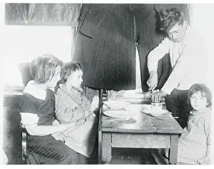 Family Waiting to Eat