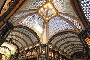 Art Deco Prints: Famous shopping arcade Gallery San Federico, Turin
