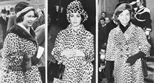 Three Famous Women in Leopard Fur Coats