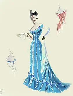 Benitez Prints: The Fancy Ball Dress